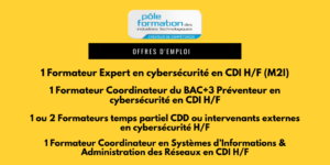 offres emploi pole formation