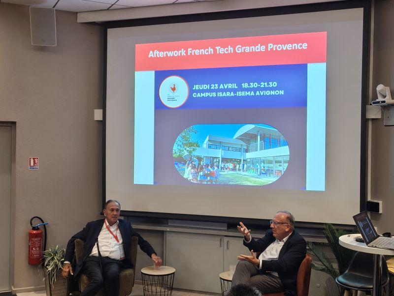 Afterwork French tech Grande Provence Isara Isema avec Paul Hermelin et Pierre Gattaz