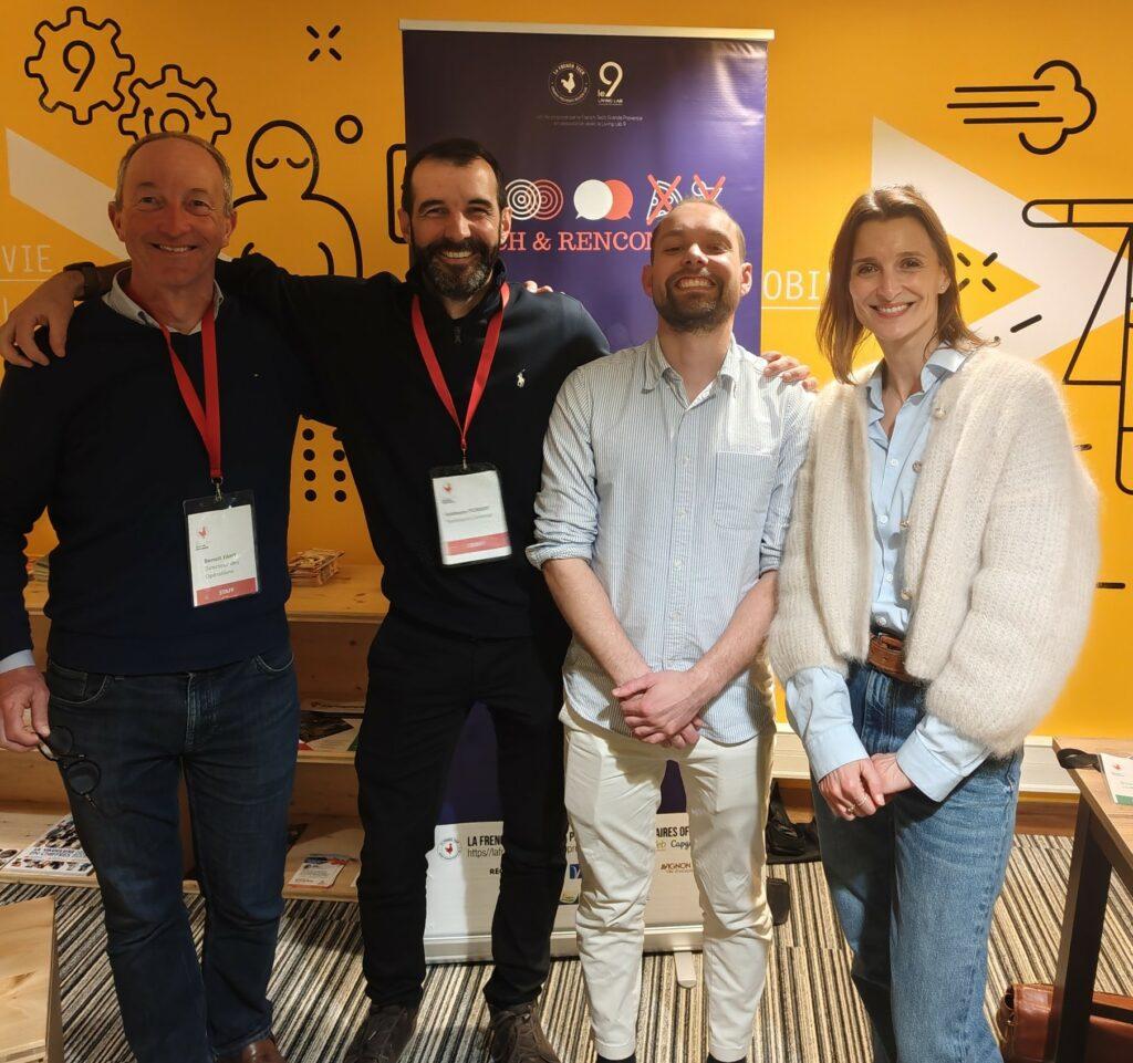 Afterwork French Tech Grande Provence avec Benoit Fahy, Anthony Poirier, Guilain Yvon et Karine des Rosiers