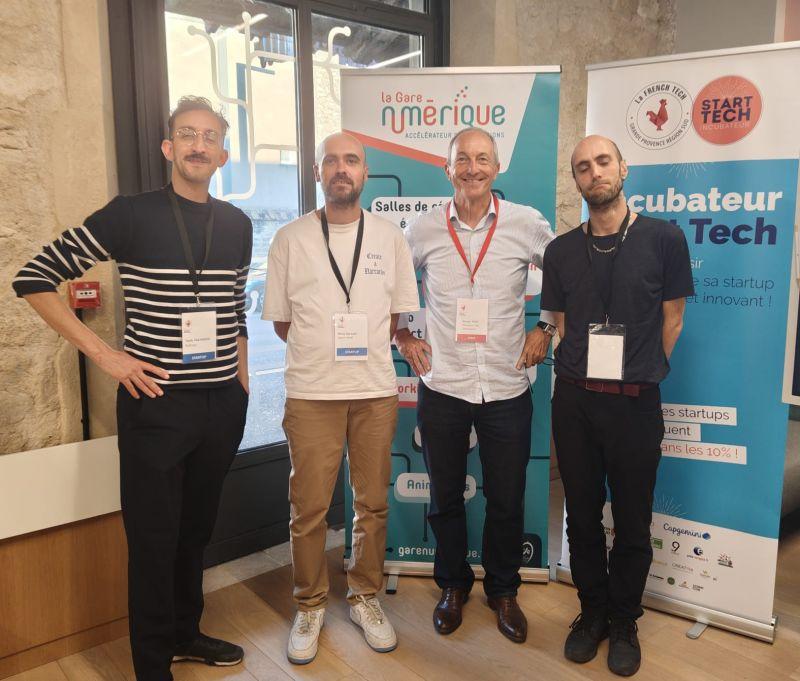 Benoit Fahy et les startups de la Start Tech : Polinizz, Agent Aimé et Archésia
